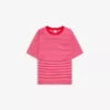 Boxy Fit T-shirt with stripes and wide neckline – T-shirts Boxy Fit T-shirt with stripes and wide neckline – T-shirts