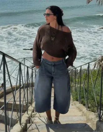 Χαλαρά Denim βερμούδες