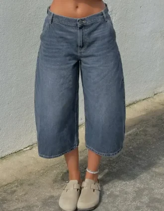 Χαλαρά Denim βερμούδες