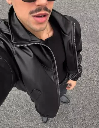 Faux Leather Μπουφάν – Μπουφάν