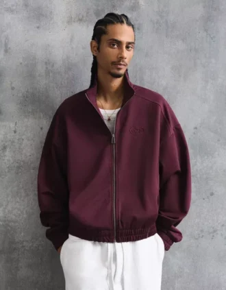 Φούτερ με φερμουάρ και τύπωμα – Φούτερ και hoodies