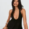 Γιλέκο με λαιμόκοψη από μείγμα λινού – #Bershkastyle – Γυναίκες