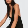 Γιλέκο με λαιμόκοψη από μείγμα λινού – #Bershkastyle – Γυναίκες