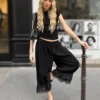 Κοντό παντελόνι με δαντέλα και χαμηλό καβάλο – #Bershkastyle – Γυναίκες