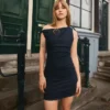 Μίνι φόρεμα με ανοιχτούς ώμους από Denim – Φορέματα και ολόσωμες φόρμες