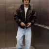 Μπουφάν από Faux Leather