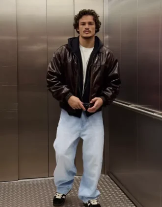 Μπουφάν από Faux Leather