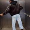 Μπουφάν από Faux Leather
