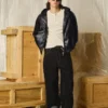 Μπουφάν από Faux Leather με κουκούλα – Μπουφάν