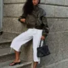 Μπουφάν από Faux Leather με πέτο – Μπουφάν και καμπαρντίνα Μπουφάν από Faux Leather με πέτο – Μπουφάν και καμπαρντίνα