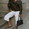 Μπουφάν από Faux Leather με πέτο – Μπουφάν και καμπαρντίνα Μπουφάν από Faux Leather με πέτο – Μπουφάν και καμπαρντίνα