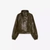 Μπουφάν από Faux Leather με πέτο – Μπουφάν και καμπαρντίνα Μπουφάν από Faux Leather με πέτο – Μπουφάν και καμπαρντίνα