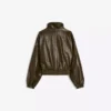 Μπουφάν από Faux Leather με πέτο – Μπουφάν και καμπαρντίνα Μπουφάν από Faux Leather με πέτο – Μπουφάν και καμπαρντίνα