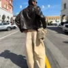 Μπουφάν από Faux Leather – Μπουφάν – Άνδρες Μπουφάν από Faux Leather – Μπουφάν – Άνδρες