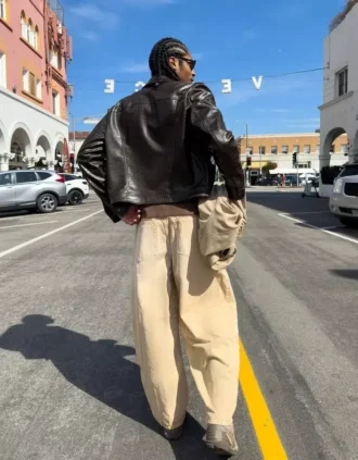 Μπουφάν από Faux Leather – Μπουφάν – Άνδρες Μπουφάν από Faux Leather – Μπουφάν – Άνδρες