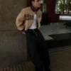 Μπουφάν από συνθετικό σουέτ