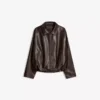 Μπουφάν bomber από Faux Leather με ζώνη – Μπουφάν και καμπαρντίνα Μπουφάν bomber από Faux Leather με ζώνη – Μπουφάν και καμπαρντίνα