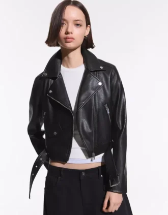 Μπουφάν μοτοσικλετιστή από Faux Leather – Μπουφάν και καμπαρντίνα