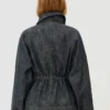 Oversize μπουφάν από τζιν με υφή – Μπουφάν και καμπαρντίνα