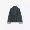 Oversize μπουφάν από Denim με υφή Oversize μπουφάν από Denim με υφή