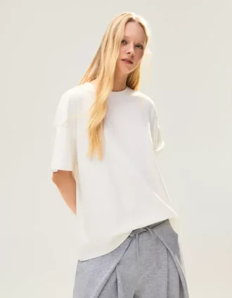 Oversize Σορτς με κοντά μανίκια – T-shirts