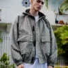 Oversize τεχνικό μπουφάν με καρό μοτίβο – Μπουφάν Oversize τεχνικό μπουφάν με καρό μοτίβο – Μπουφάν