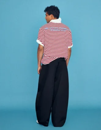 Παντελόνι Barrel με κομμένη γραμμή – Bershka Lovers