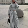 Παντελόνι με Wide Leg και ελαστικά στα τελειώματα με εφέ νεοπρέν – #Bershkastyle – Γυναικείο Παντελόνι με Wide Leg και ελαστικά στα τελειώματα με εφέ νεοπρέν – #Bershkastyle – Γυναικείο