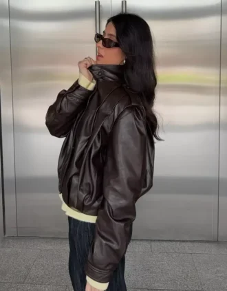 Πλισέ μπουφάν από Faux Leather – Μπουφάν και καμπαρντίνες