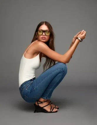 Ψηλόμεσο μαλακό Skinny τζιν – Παντελόνια