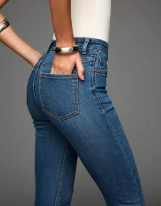 Ψηλόμεσο μαλακό Skinny τζιν – Παντελόνια