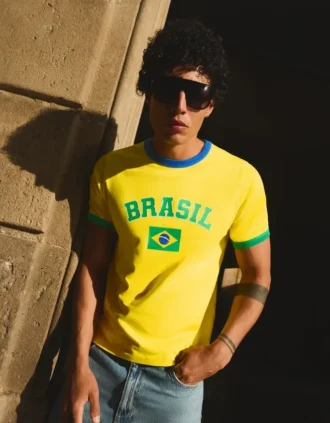 Slim Fit T-shirt με τύπωμα
