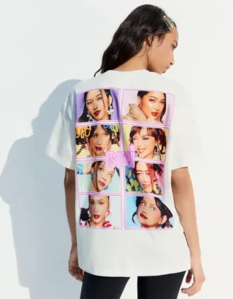 T-shirt Bini Oversize με τύπωμα