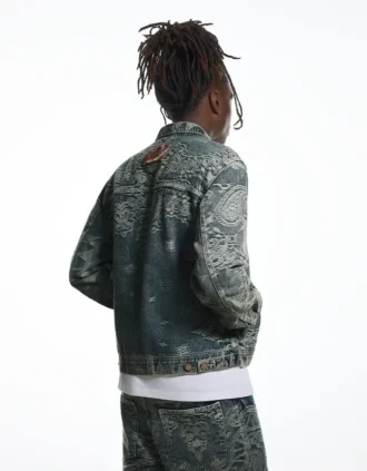 Τζάκετ Denim Aries X Bershka – Ανδρικό Τζάκετ Denim Aries X Bershka – Ανδρικό